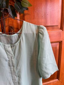 Light sea green dubai casual Kurta