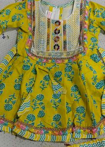 Beautiful Yellow Kurta Set