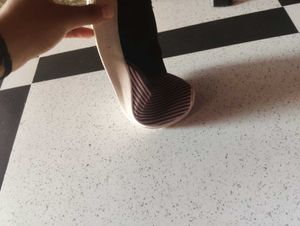 Comfortable Striped Slip-On Shoes