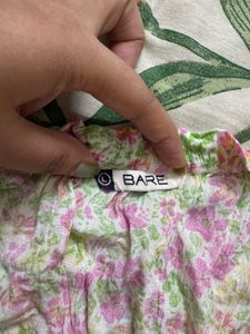 Floral Smocked Crop Top