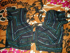Colorful Striped Ethnic Blouse