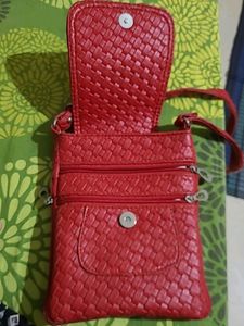 Stylish Red Sling Bag
