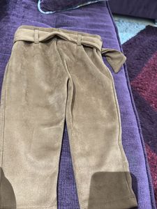 Suede Pants