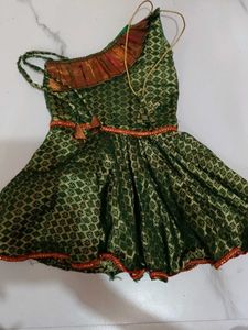 Green Ethnic frock