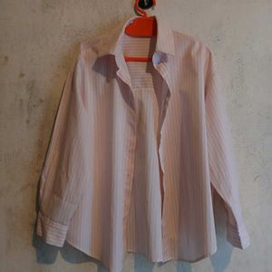 Striped Button-Down Shirt