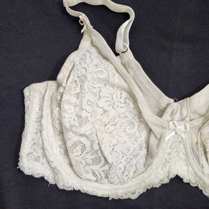 White Lace Bra