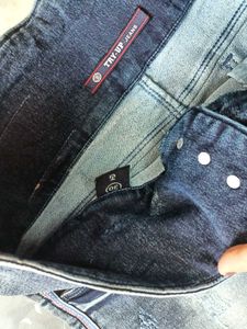 Stylish Blue Denim Jeans Size 30