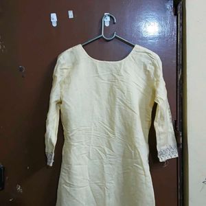 Elegant Yellow Kurta Set with Dupatta
