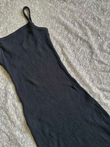 Sleek Black Mini Dress