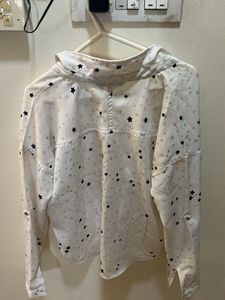 White Star Print Shirt