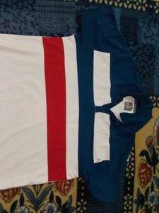 Stylish Color Block Polo T-Shirt