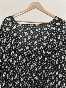 black floral printed top