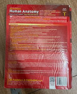 Human Anatomy Textbook - Volume 1 with it’s workbo