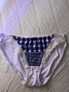 Charming Plaid &amp; Lace Briefs