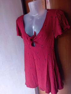 Cute Red Mini Dress