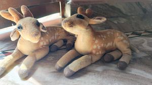 Cute Spotted Deer Plush Toys Set