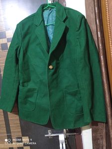 One More Green Blazer In Big Size