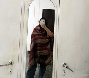 Stylish Striped Pattern shawl