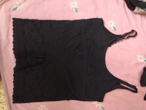 🕸️Lace Goth Black Cami Top🕸️