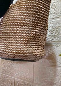 Imported Woven Handbag