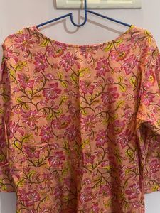 Beautiful Floral Print Kurta