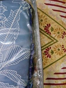 House of Cotton Blue Floral Bed Sheet Set