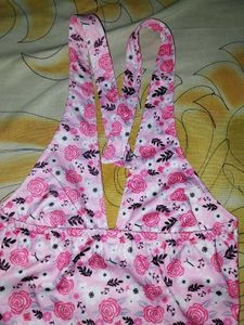 Ditsy Floral Print Halter Neck Crop Top