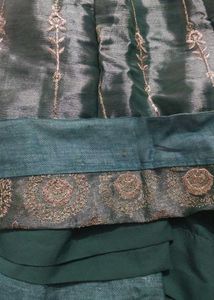 Elegant Teal Embroidered Lehenga Choli Set