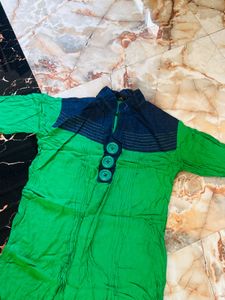 Comfortable Green Top