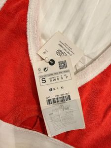 Zara Red Terry Bralette