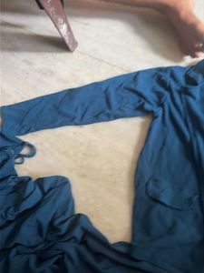 Teal Open Front Blazer and Trouser