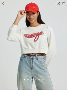 Cream Vintage Graphic Sweatshirt