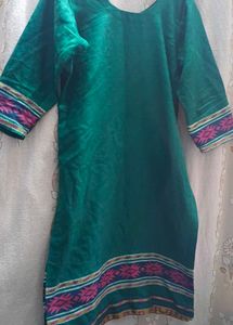 Stylish Green Suit without duppata