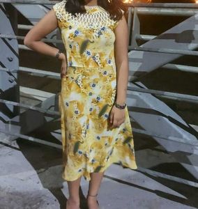 Stylish Printed Dress, suitable for office &amp; casua