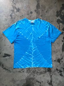 PALETTES Blue Tie-Dye Pocket T-Shirt
