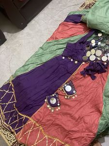 Boho Mirror Work Ethnic Skirt