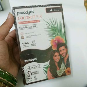 Paradyes Coconut Fix Shampoo Hair Color - Dark Bro