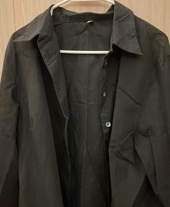 Classic Black Button-Up Shirt