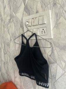 HRX Black Sports Bra - Size M