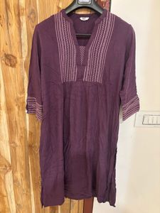 Elegant Embroidered Kurta