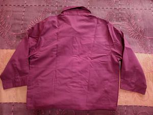 Maroon Denim Shirt For Women 😍