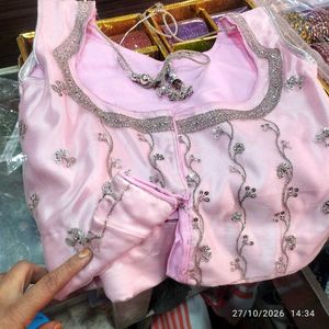 Stunning Pink Sequined Lehenga Choli