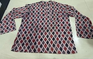Stylish Printed Cotton Kurta
