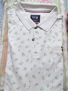 Men's Floral Polo T-Shirt