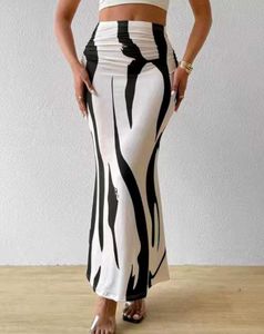 Stylish Ruched Maxi Skirt