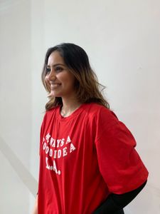 Red Graphic T-Shirt "Always a Good Idea L.A."