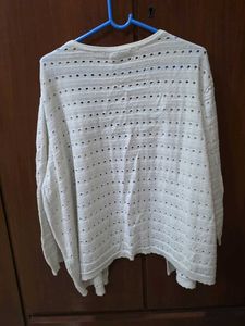 Westside Gia Curves Crochet Knit Cardigan