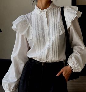 Zara Ruffled Puff Sleeve Blouse