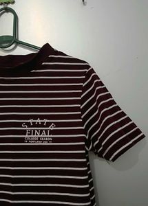 striped T-shirt