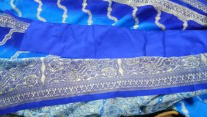 Georgette Double Shade Saree